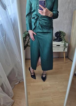 Сатинова сукня zara