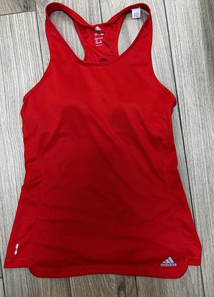 Спортивна майка adidas climalite з топом з чашечками (розмір s)