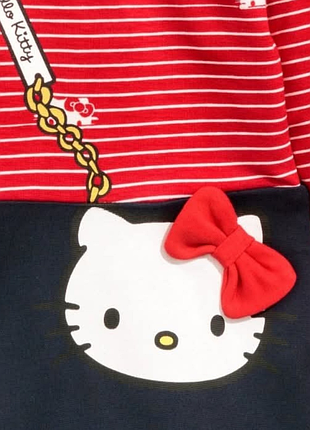 Платье для девочки hm с длинными рукавами hello kitty 4