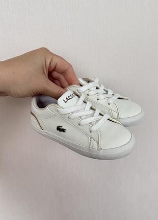 Lacoste кеди на шнурівці розмір 24