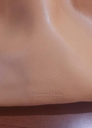 Кожаная сумка massimo dutti 3