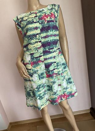 Фірмова коктейльна бавовняна сукня/ xl- xxl/ brend reiss