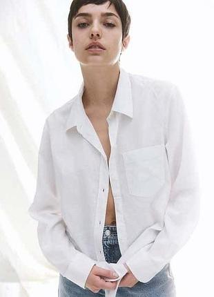 Біла рубагка/сорочка, h&m, xs-s