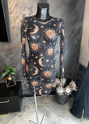 Стильна напівпрозора сукня в сітку missguided