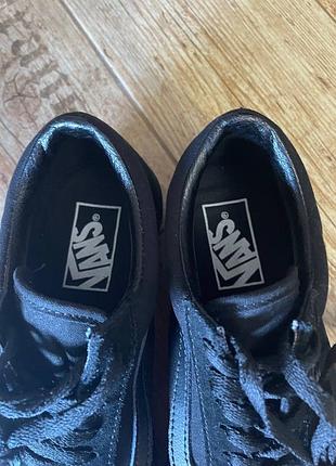 Чорні кеди vans 3