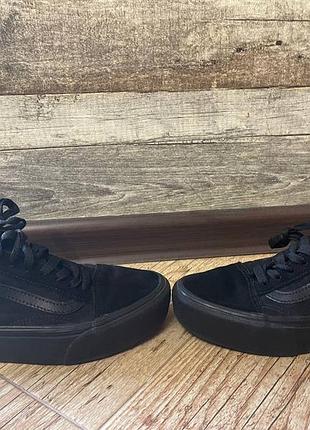 Чорні кеди vans 5