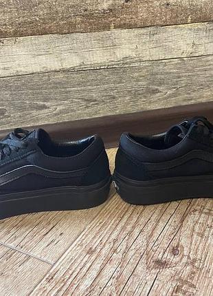 Чорні кеди vans 4