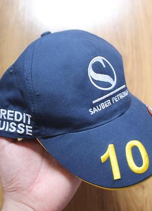 Вінтажна гоночна кепка бейсболка heinz-harald frentzen sauber petronas