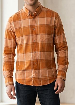 Хлопковая мужская рубашка esprit размер l xl