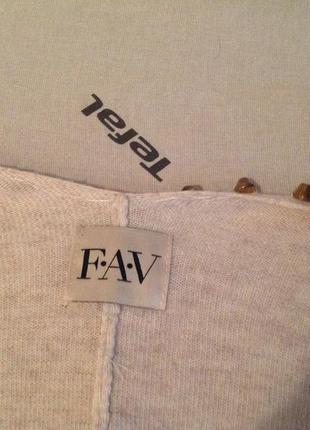 Мягкая, уютная накидка - кардиган бренда fav, размер универсальный7 фото