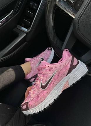 💕 женские кроссовки nike p-6000 «pink’ premium