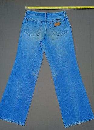 Талія 76 сm vintage 80s wrangler wfl-10 1  u9lpy590c рідкісні  сині джинси    made in usa size 32х30