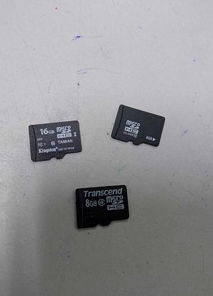 Карта флэш памяти б/у microsdhc kingston 16gb