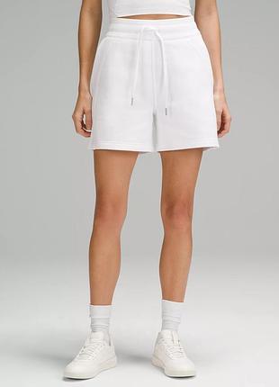 Lululemon soft ambitions high rise 4  женские спортивные-повседневные шорты