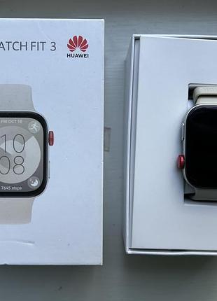 Смарт-годинник huawei watch fit 3 повний комплект