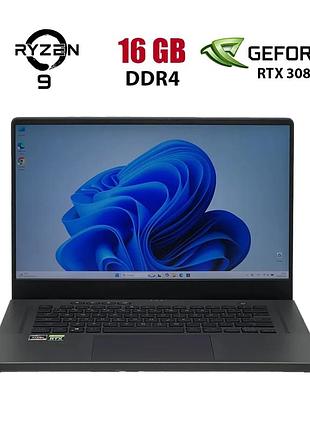 Игровой ультрабук asus rog zephyrus g15 ga503qs-bs96q / 15.6" (2560x1440) ips / amd ryzen 9 5900hs (8 (16) ядер по 3.0 - 4.6 ghz)