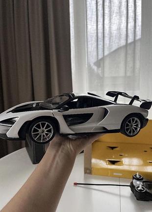 Машина rastar mclaren на радіокеруванні біла/машинка на пульті