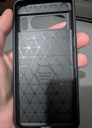 Силиконовый чехол на pixel 8 pro черного цвета