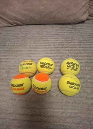 Тенісні мячі , babolat 1 шт 40 грн ,вживані ,в гарному стані