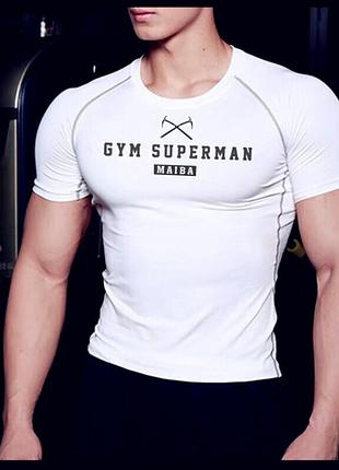 Футболка для спортзалу від ftx sportwear білого кольору