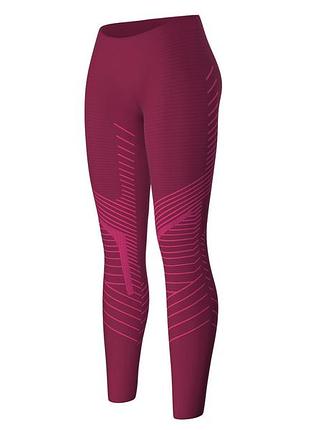Термо-штаны с зональной терморегуляцией для женщины crivit lycra® 426425 xl малиновый