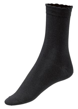Носки хлопковые для женщины esmara lidl 381910 39-42 черный
