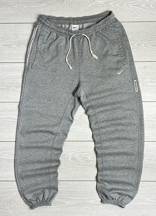 Чоловічі широкі спортивні сірі штани nike baggy
