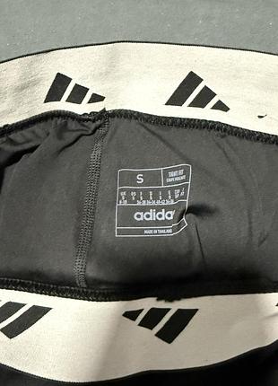 Спортивні лосини леггінси adidas techfit aeroready s / чорні тайтси адідас для фітнесу бігу