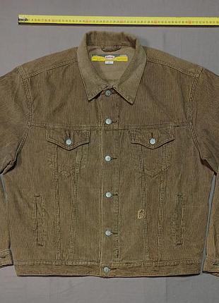 Плечі 55 vintage 80s rescue рідкісна  куртка вельветова коричнева  size l