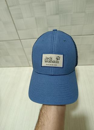 Кепка jack wolfskin trucker синя оригінал