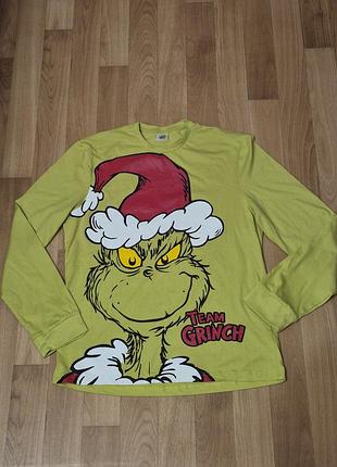 Лiцензiйний лонгслiв the grinch/ оригiнальна лiцензiя/m
