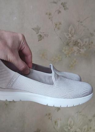 Слипоны skechers на стопу 25 см как новые