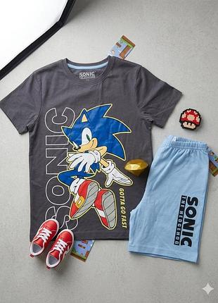 Піжама костюм для хлопця 8-9 років сонік sonic