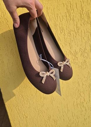 Балетки 42-43 р кожа