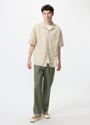 Брюки из льняной смеси uniqlo (478670)