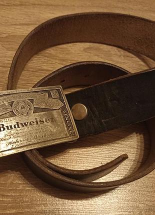 Ремінь чоловічий вінтаж " budweiser"
