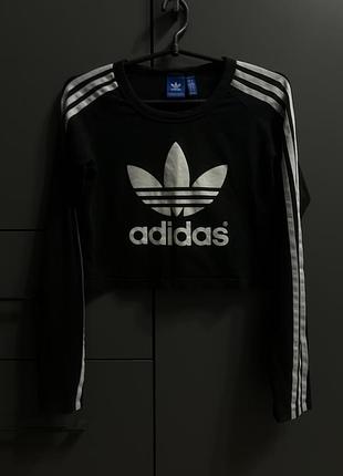 Укорочений лонгслів adidas 2