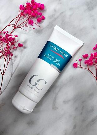 Легкий всесезонный крем-гель с spf-защитой от uva/uvb лучей. spf50. cure skin.76aine 🇺🇦