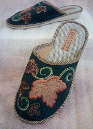 Женские тапки белста, р.36, 37, 38, 40, под замшу