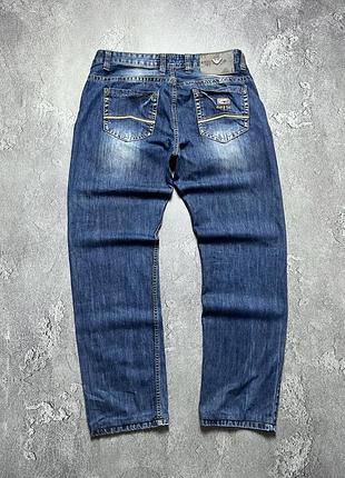 Vintage винтажные джинсы emporio armani эмпорио армани big metal logo size 36 размер 36