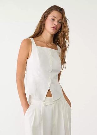 Топ жилет stradivarius, вишуканий топ жилет