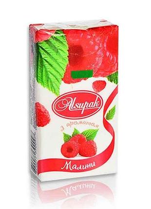 Носові хустинки аромат малина (1 блок/10 пач/10хуст) тм алсу-пак