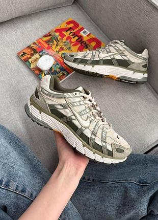 Кроссовки nike p-6000 light army cargo khaki 38
