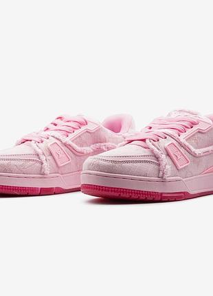 Кросівки жіночі louis vuitton trainer triple pink 36 (4 us) 38 (5.5 us) 36