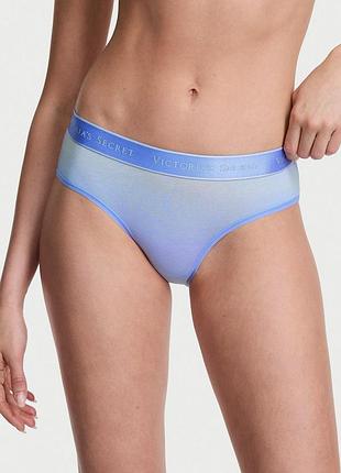 Трусики жіночі victoria's secret (2126439129024) cotton hiphugger xxl сині