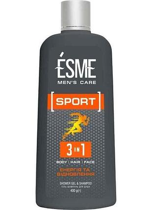 Гель для душу 400мл sport тм esme