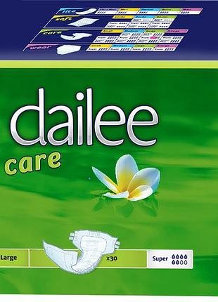 Подгузники для взрослых дышащие dailee care super large 30 шт
