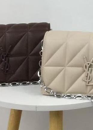 Сумка ив сент лоран, женская сумка yves saint laurent, сумка через плечо, кросс-боди