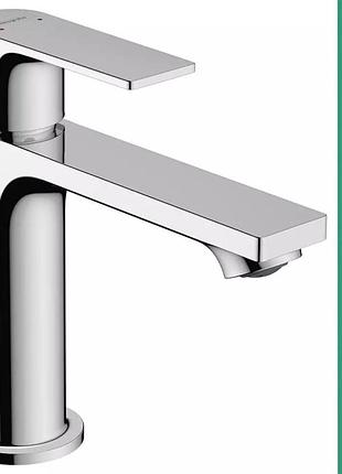 Смеситель hansgrohe (art 72557000) для умывальника rebris e 110 с донным клапаном pop-up, хром