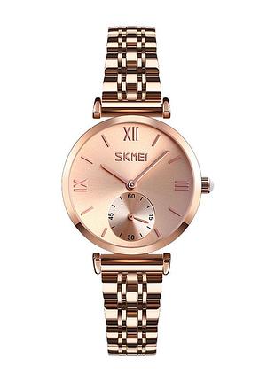 Skmei 9198rgrg-s rose gold - rose gold lady